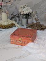 Festival Orange 4-Jar Gift Box – Mandala Print