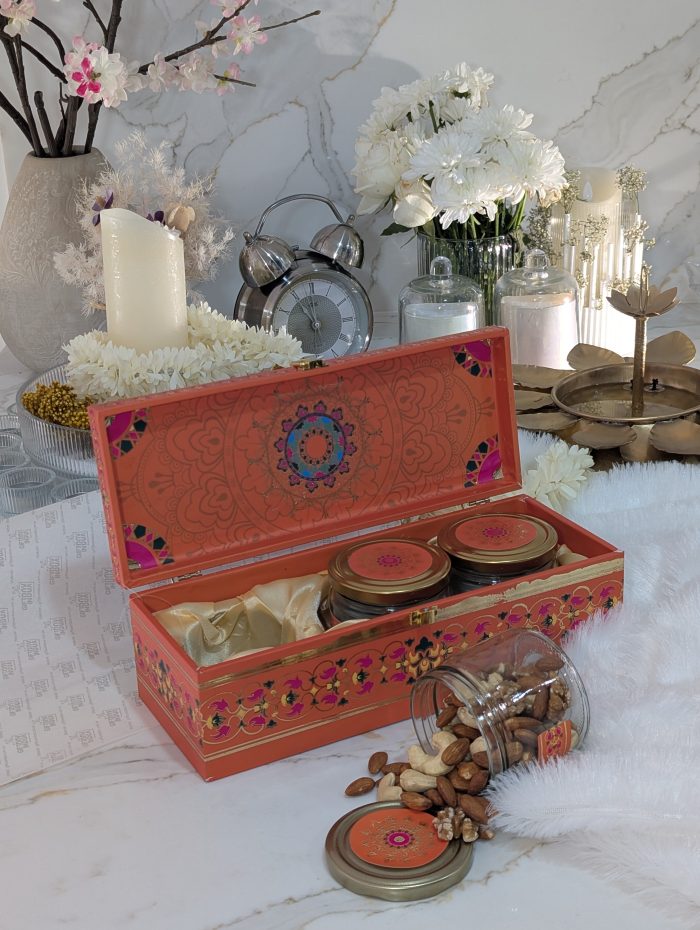 Festival Orange 3-Jar Gift Box – Mandala Band - Image 3