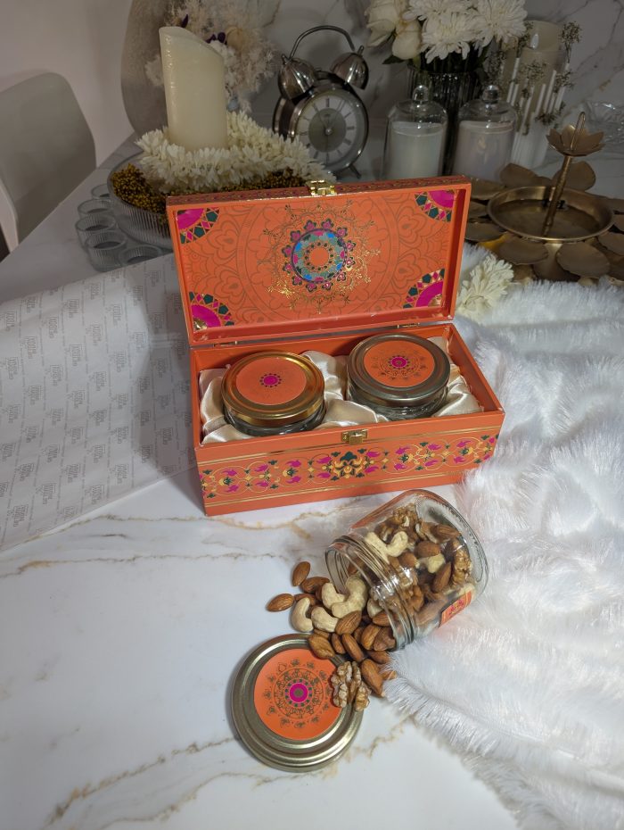 Festival Orange 2-Jar Gift Box – Mandala Band - Image 2