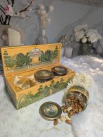 Amber Pavilion 3-Jar Gift Box – Garden Illustration - Image 3