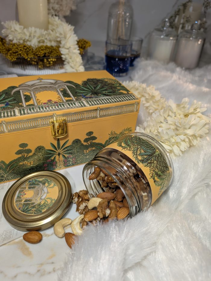 Amber Pavilion 2-Jar Gift Box – Garden Illustration - Image 5