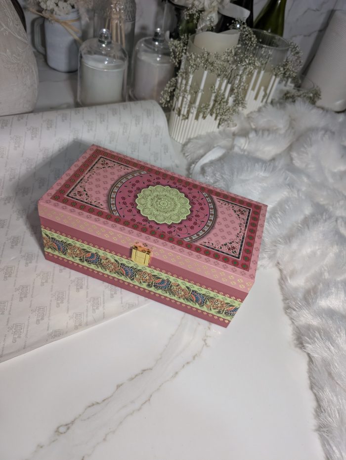 Pink Mandala 2-Jar Gift Box – Heritage Print - Image 1
