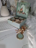 Teal Mosaic Peacock 4-Jar Gift Box – Heritage Tile - Image 3