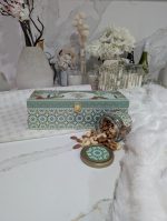 Teal Mosaic Peacock 3-Jar Gift Box – Heritage Tile